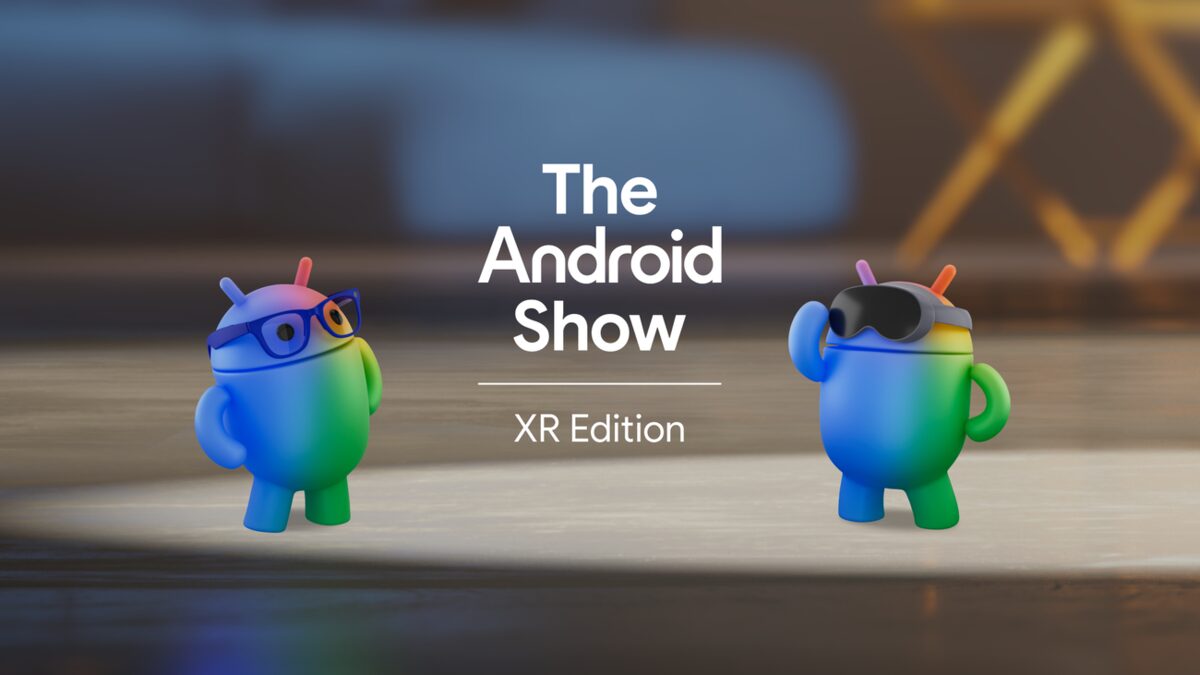 A header image for The Android Show: XR Edition with the Android logo and an XR headset silhouette.