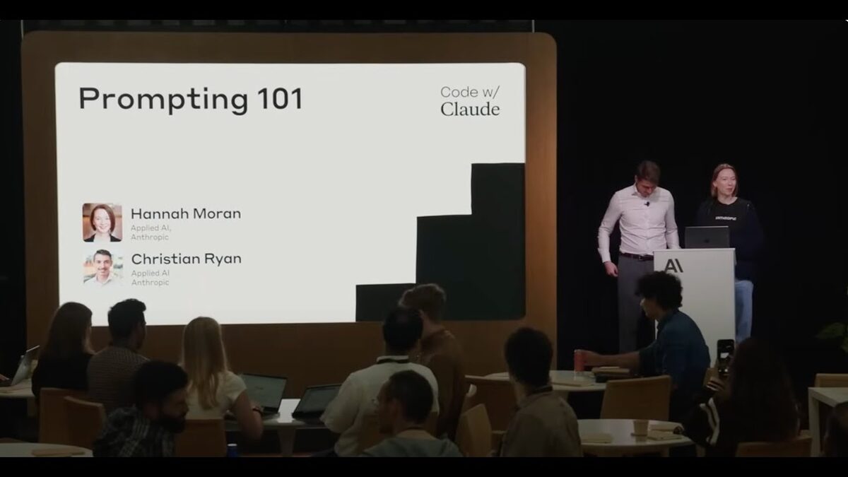 Title card for Anthropic's Prompting 101 workshop session.