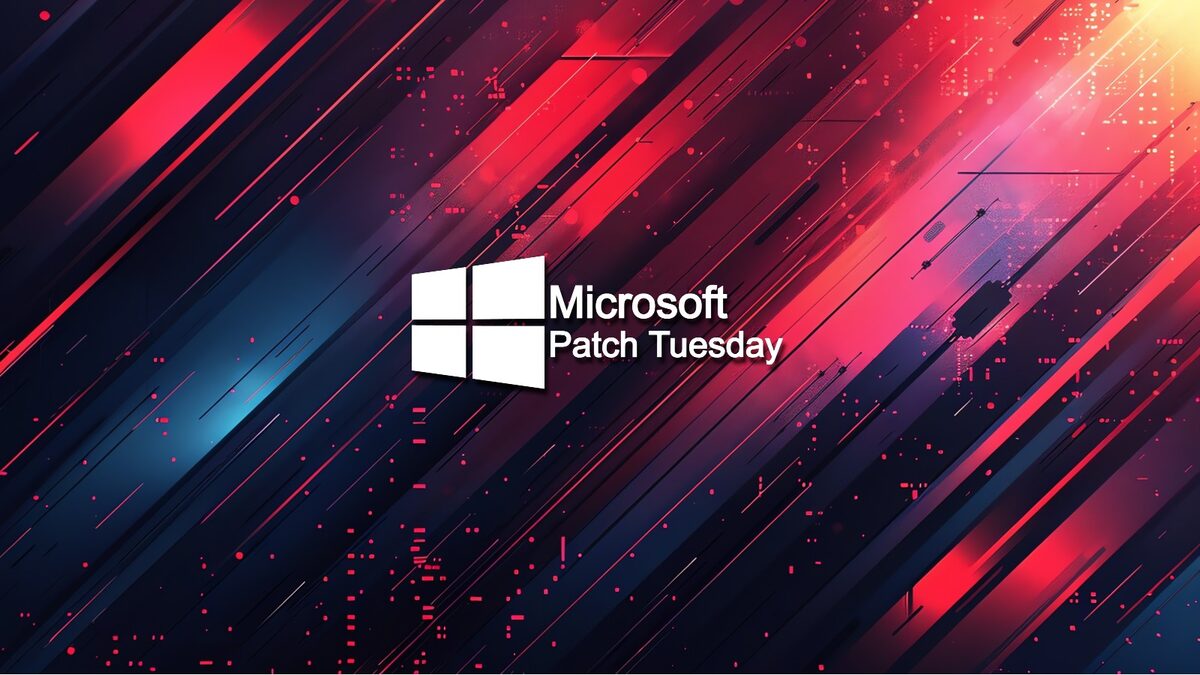 BleepingComputer's Microsoft Patch Tuesday header art.