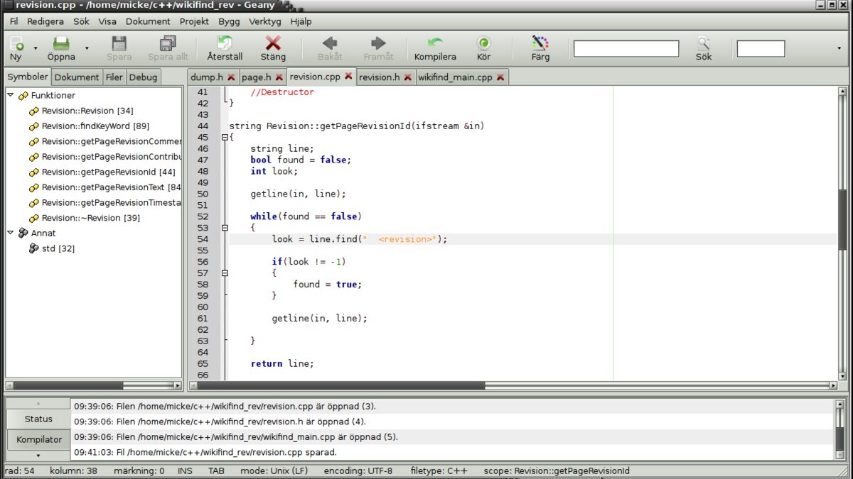 A source-code editor open to C++ code, evoking the debate over AI-written contributions to open source