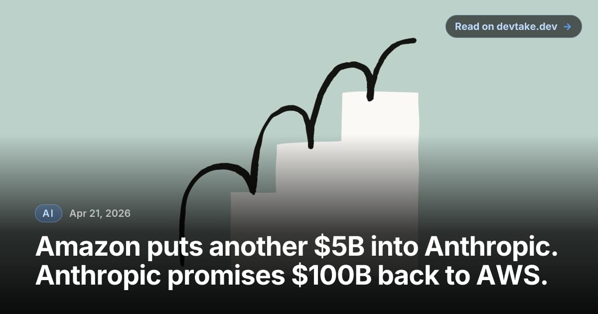 Anthropic illustration from the Amazon compute deal announcement.