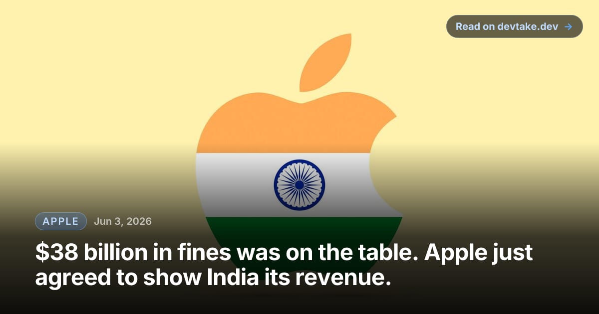 Apple logo over a graphic of India, illustrating the country's antitrust case against the App Store.