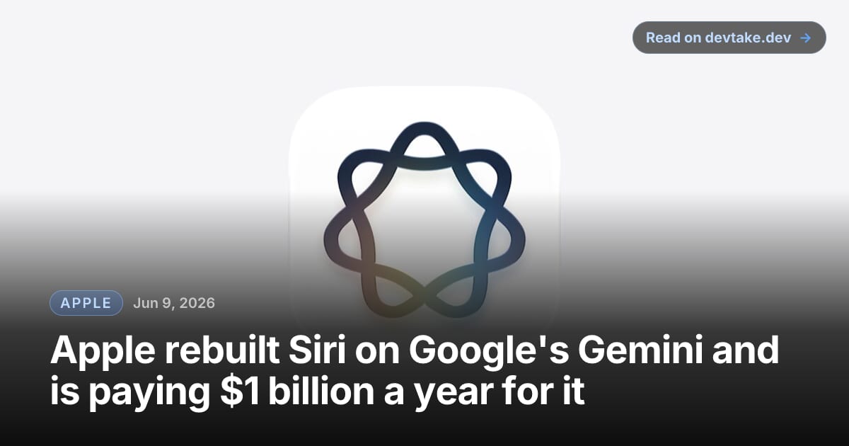 Apple Intelligence branding from Apple's WWDC 2026 announcement