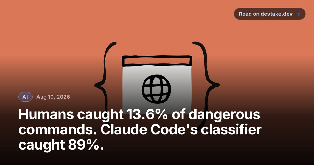 Anthropic's illustrated Claude Code card: a browser window drawn in black ink inside curly braces on a burnt-orange background