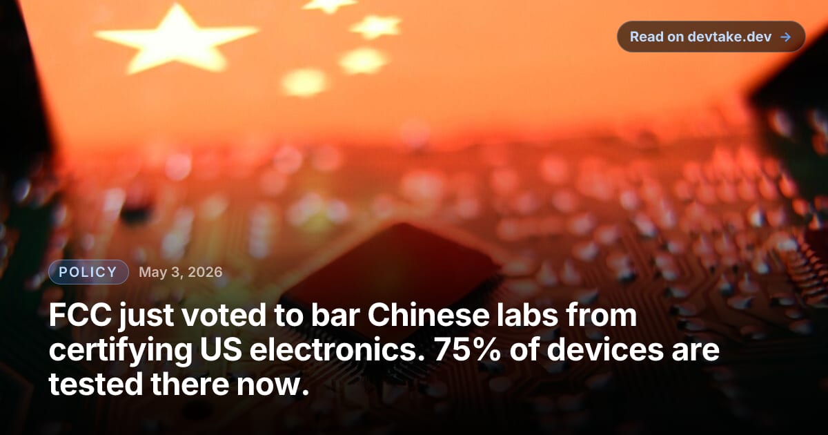 Electronic certification testing equipment in a lab