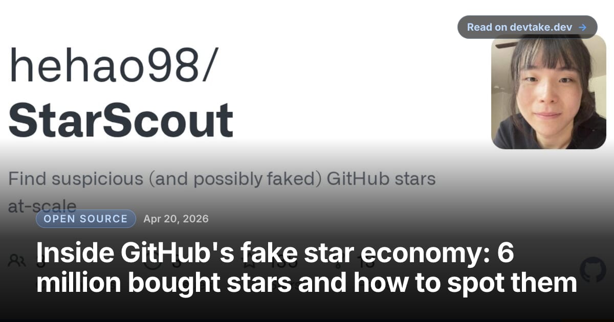 GitHub OG card for the StarScout research repository from Carnegie Mellon