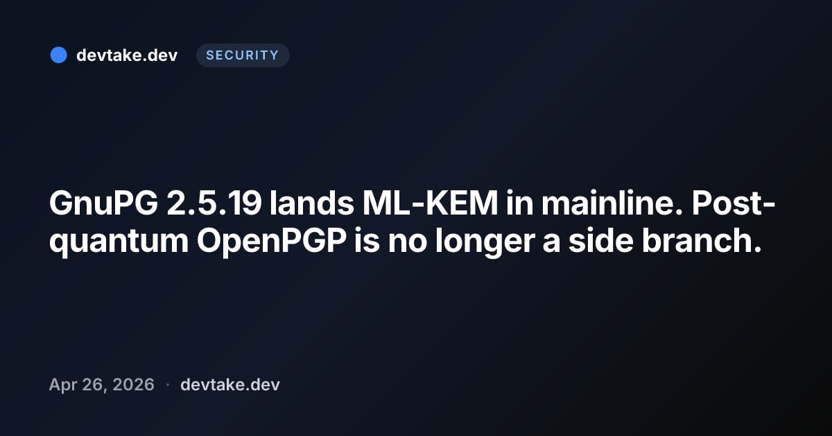 GnuPG and OpenPGP key icon over an abstract lattice background.