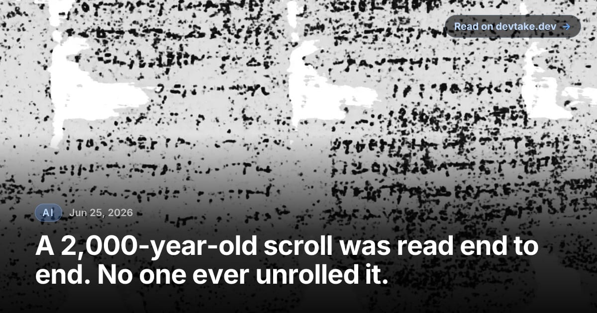 A carbonized, charred ancient papyrus scroll from Herculaneum, blackened and sealed by volcanic heat.