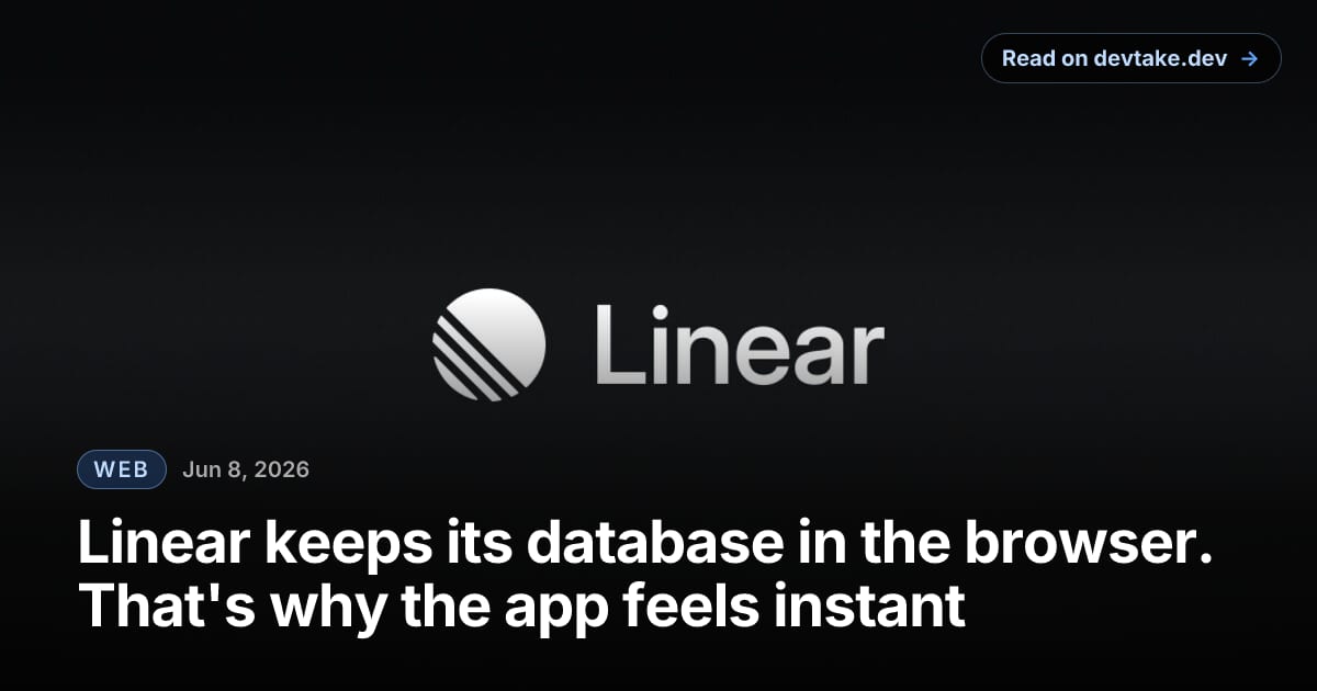 Linear's product homepage showing its issue-tracking interface