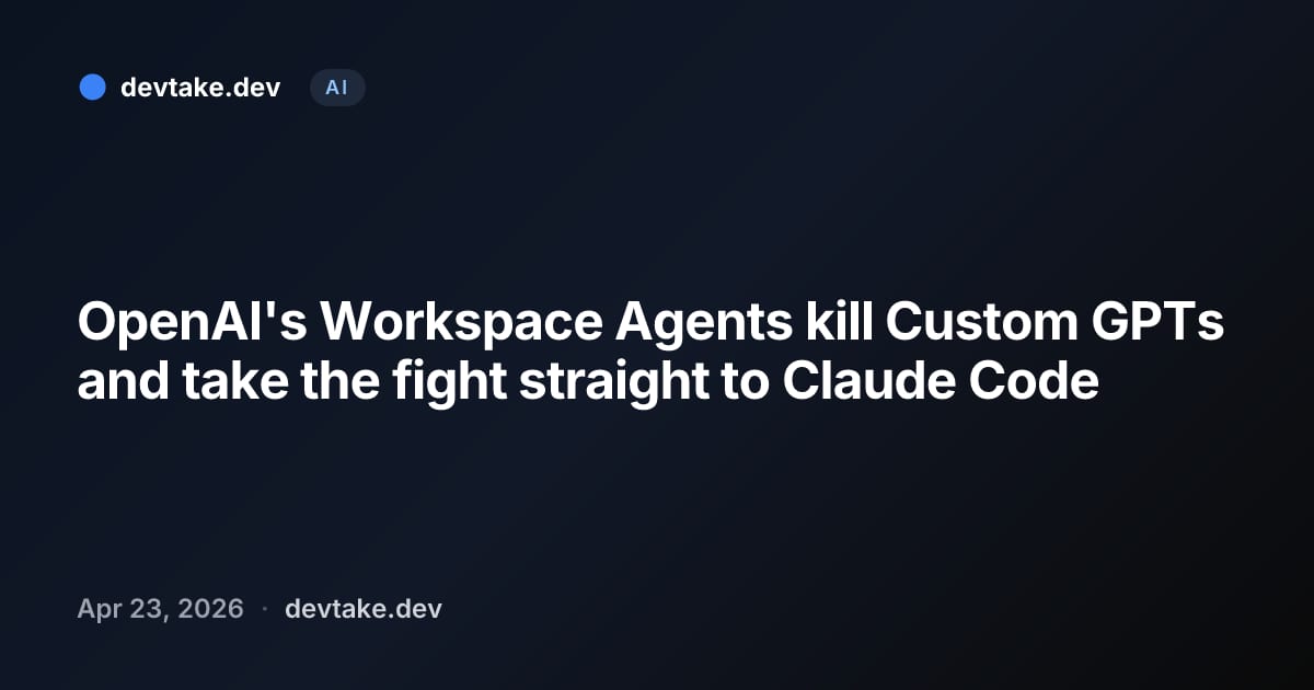 OpenAI workspace agents launch graphic