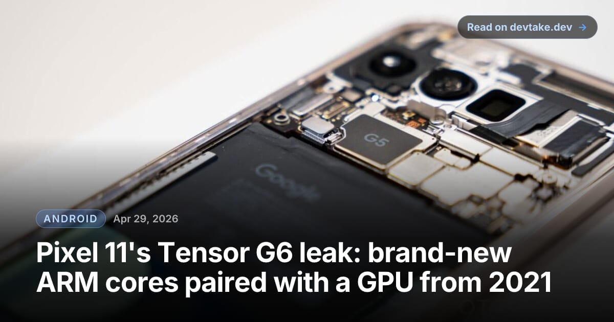 Tensor G5 chip on a green Pixel motherboard, used by 9to5Google to illustrate Tensor leaks.